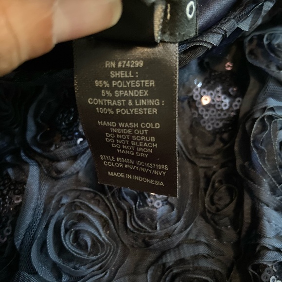 Enfocus Studio Navy Blue Dress size 6 - Picture 3 of 5